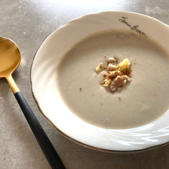 栗の豆乳ポタージュ